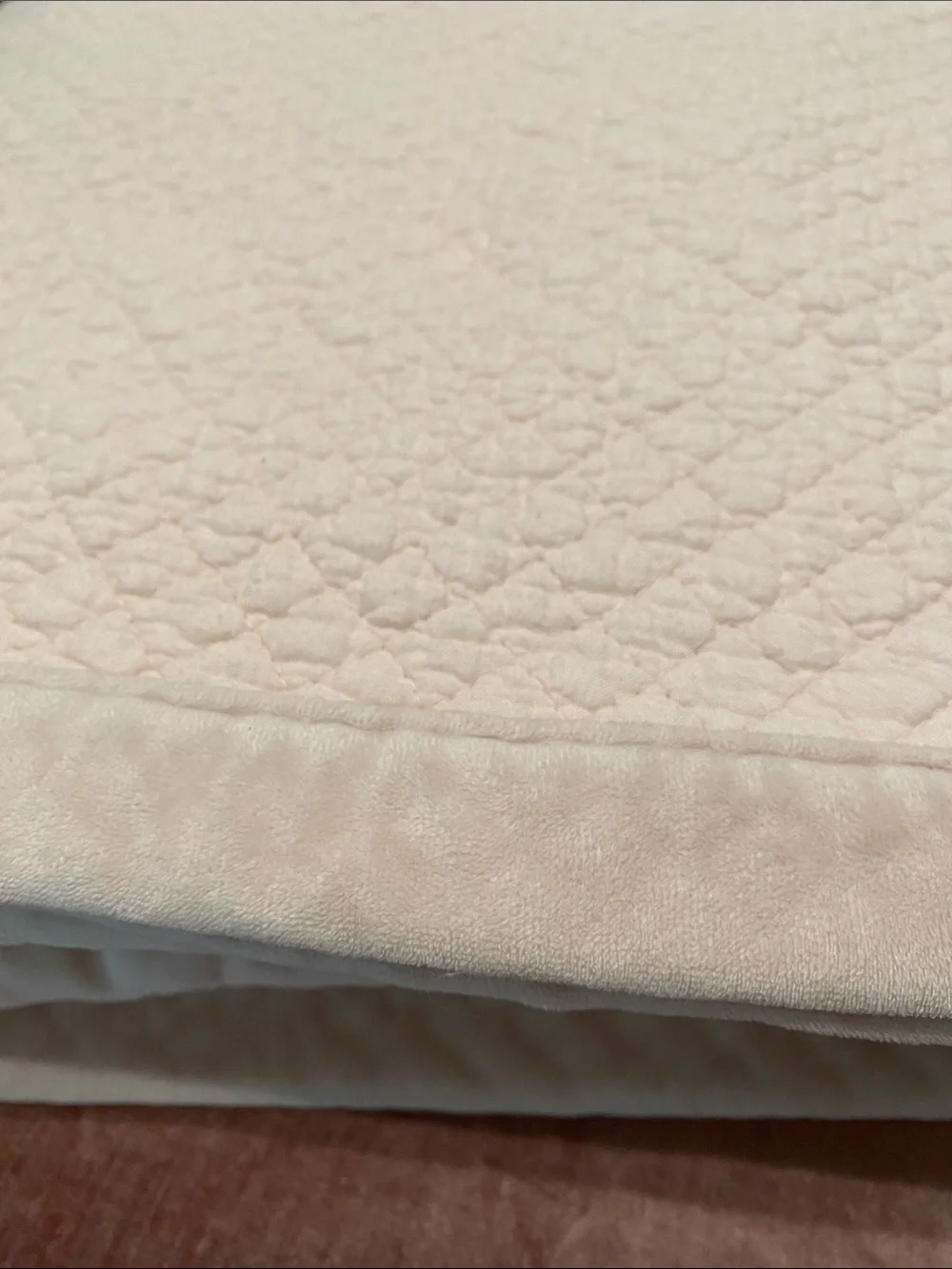 King Size Blush Pink Quilt